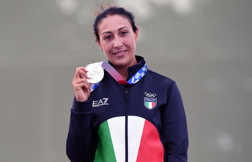 Bacosi silver in Skeet! 5 years later, she is still on the Olympic podium