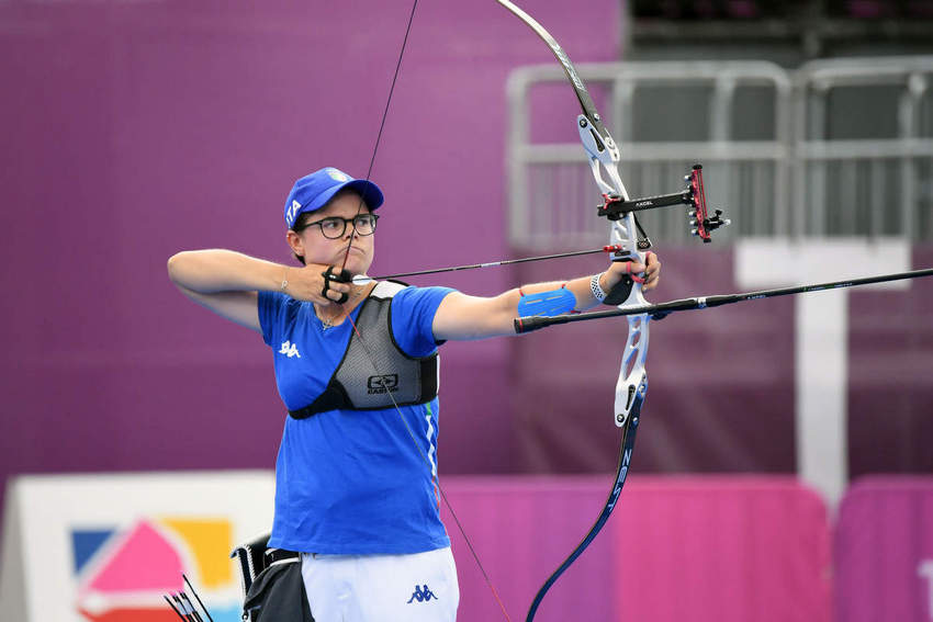 Lucilla Boari makes history! She won the bronze medal in archery. 20th Italy team podium