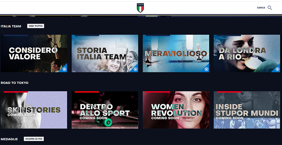 Nasce Italia Team TV, contenuti esclusivi per raccontare i Giochi come mai prima